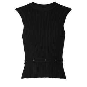 BRAND NEW 3.1 Phillip Lim Black Ribbed Sweater Vest